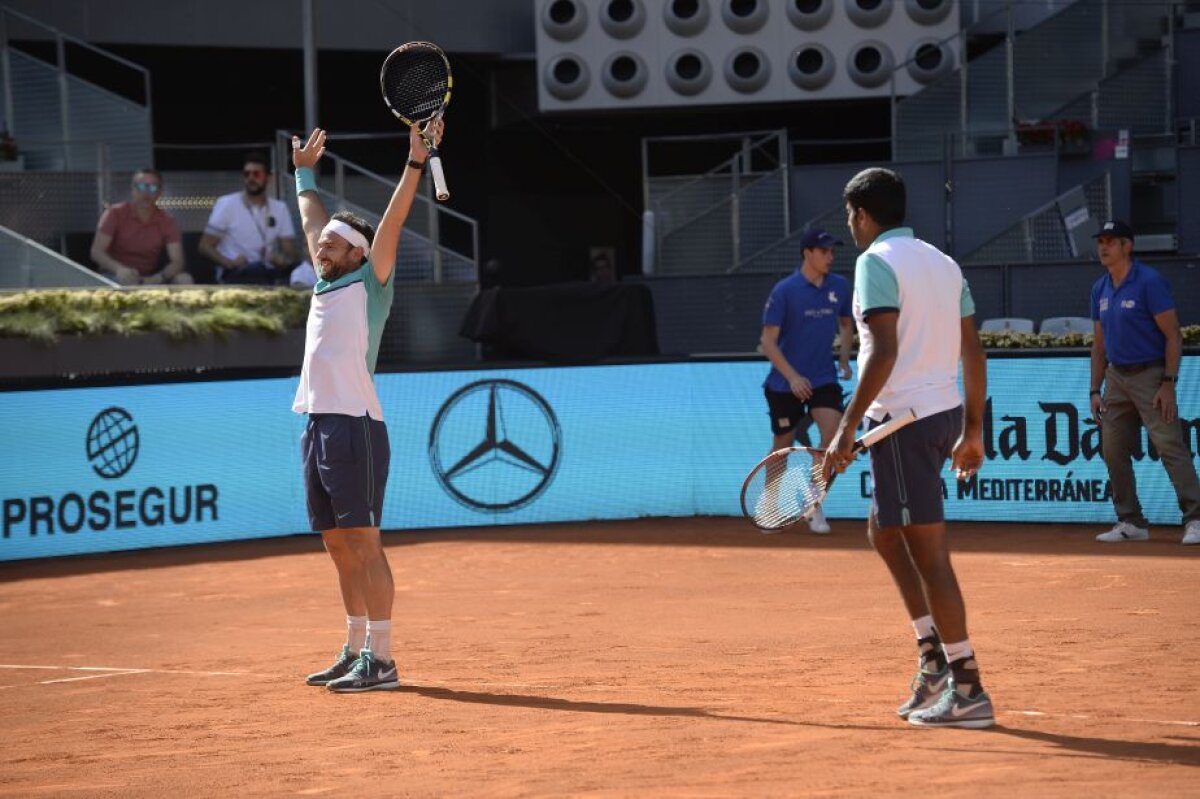 FOTO Victoria carierei! Florin Mergea și Rohan Bopanna au cîștigat finala de la Madrid