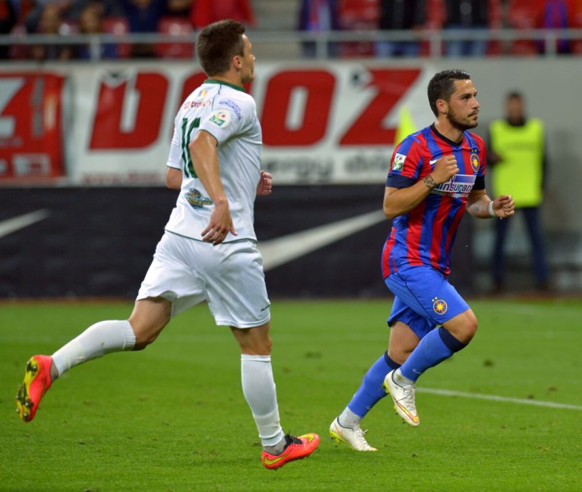 FOTO și VIDEO » Continuă nebunia în lupta pentru titlu! Steaua remizează cu Chiajna și RATEAZĂ primul loc!