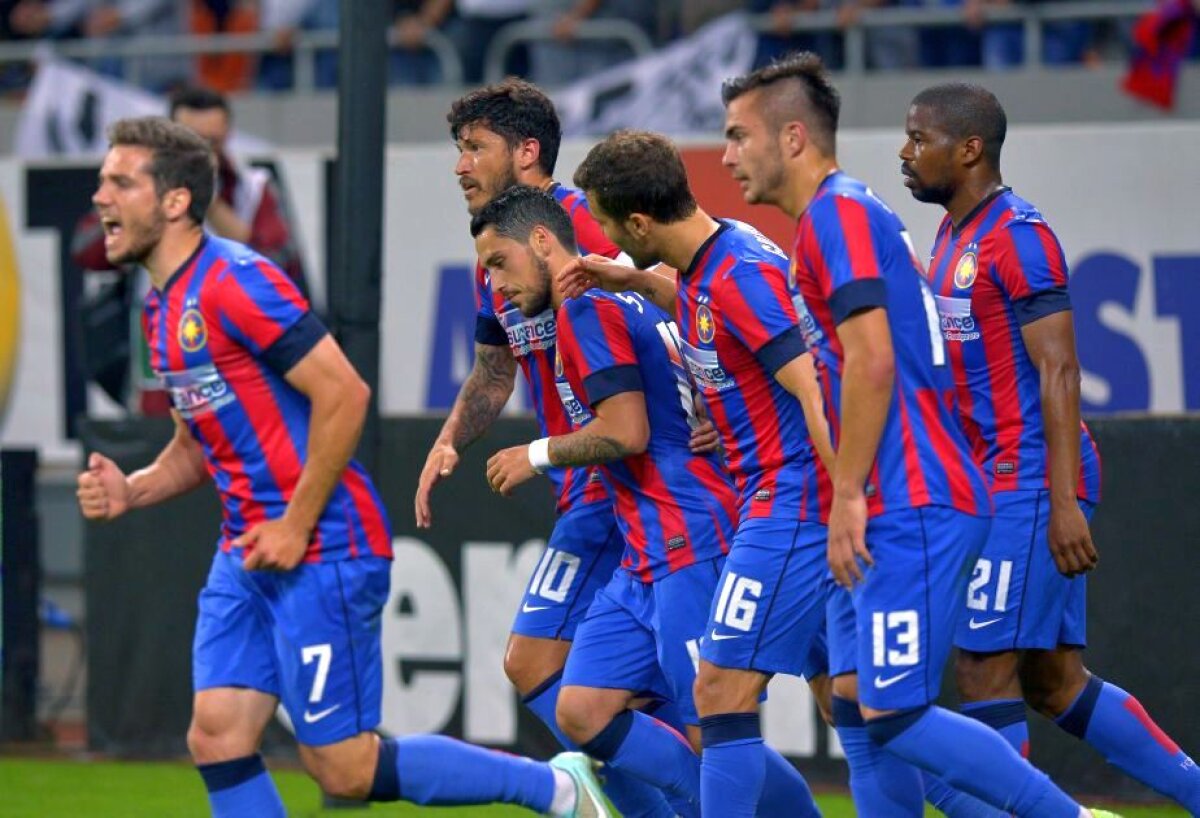 FOTO și VIDEO » Continuă nebunia în lupta pentru titlu! Steaua remizează cu Chiajna și RATEAZĂ primul loc!