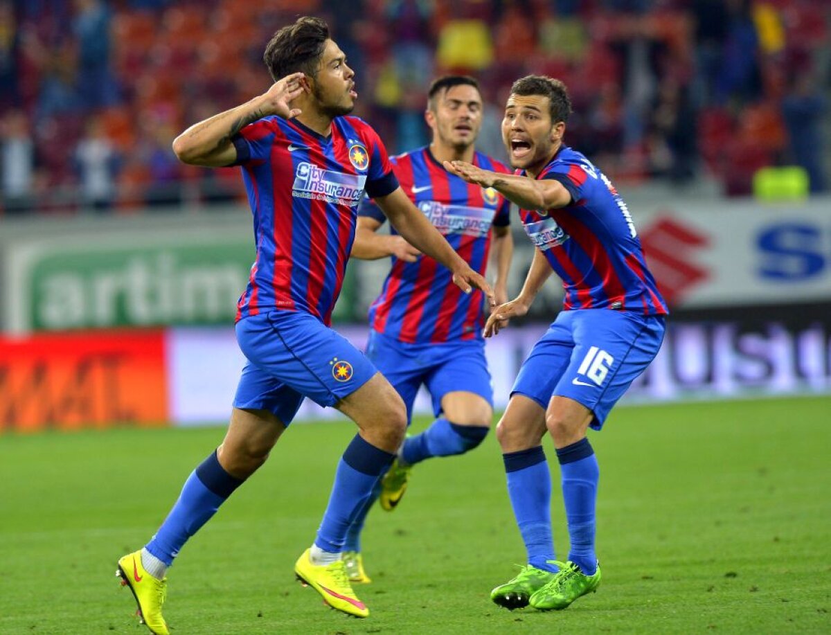 FOTO și VIDEO » Continuă nebunia în lupta pentru titlu! Steaua remizează cu Chiajna și RATEAZĂ primul loc!