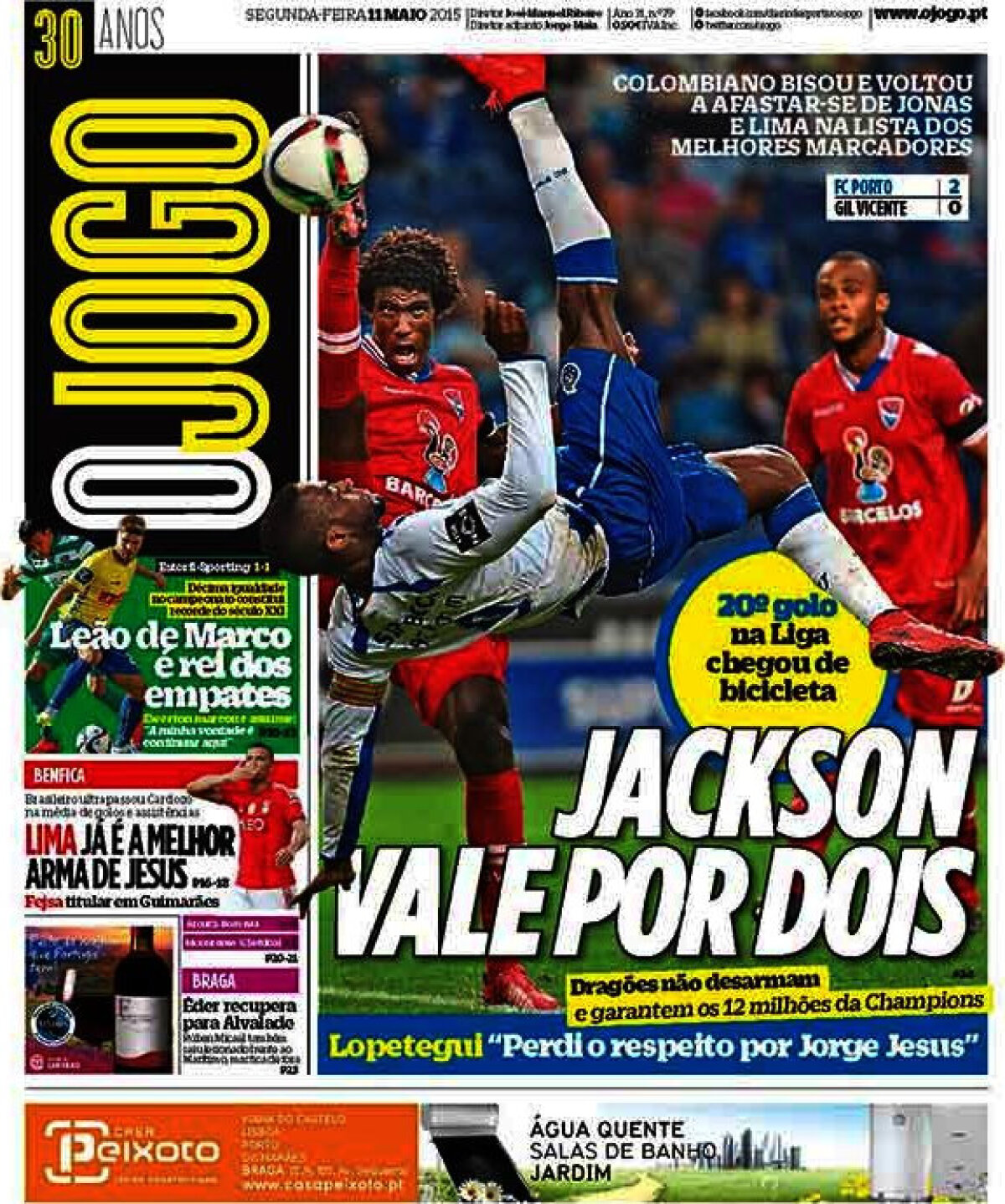 Ce scriu azi ziarele de sport din lume (11 mai 2015)