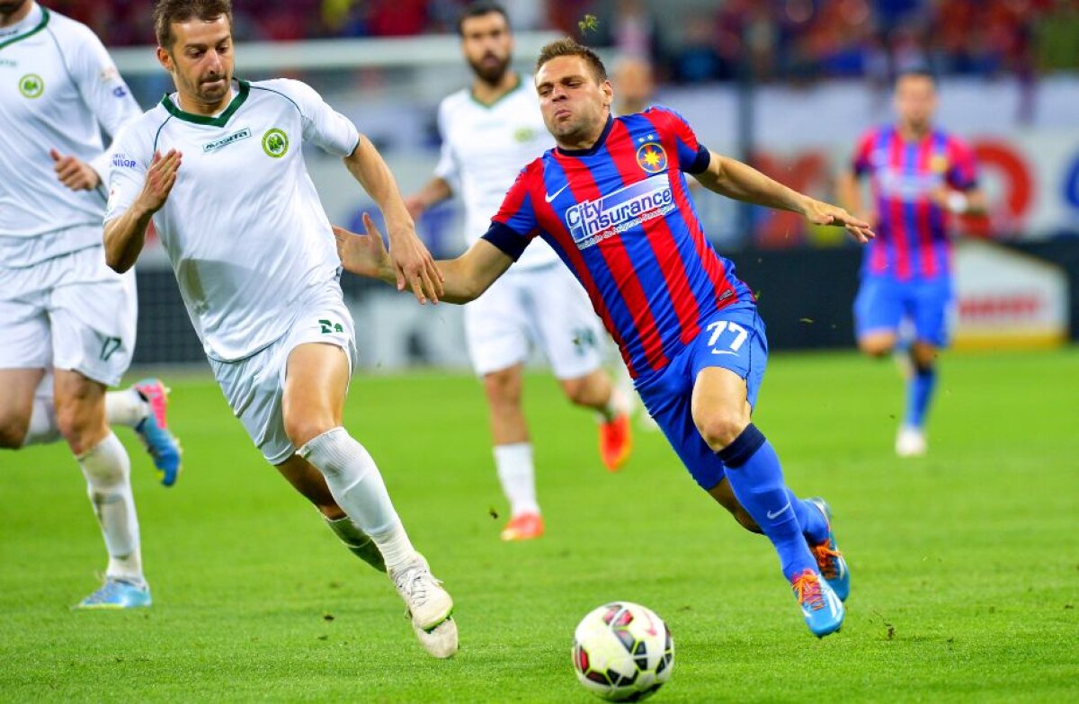 EXCLUSIV Steaua schimbă radical ofensiva pentru meciul cu FC Brașov » Un titular incontestabil va lua loc pe bancă