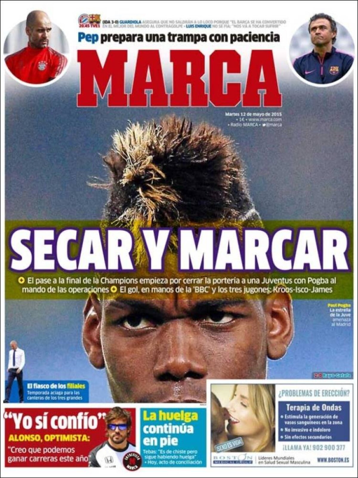 Ce scriu azi ziarele de sport din lume (12 mai 2015)