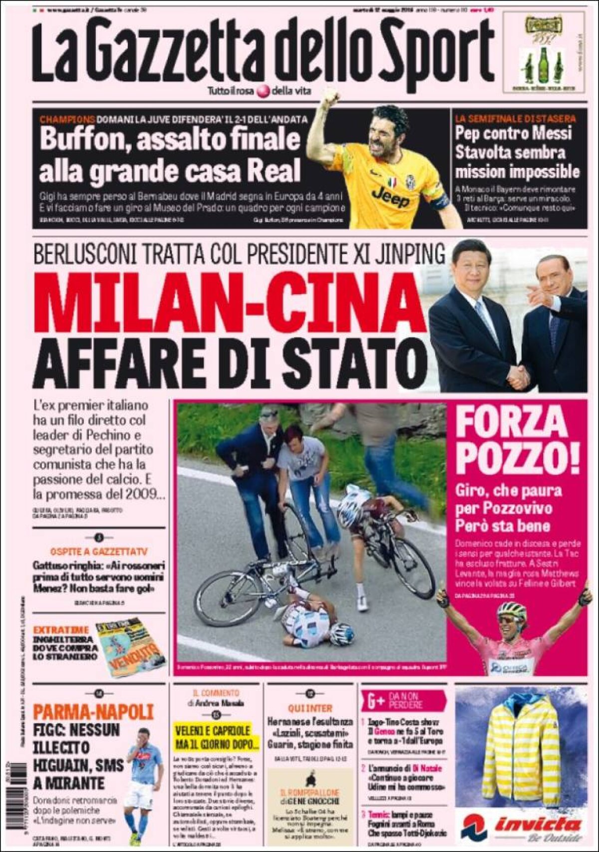 Ce scriu azi ziarele de sport din lume (12 mai 2015)