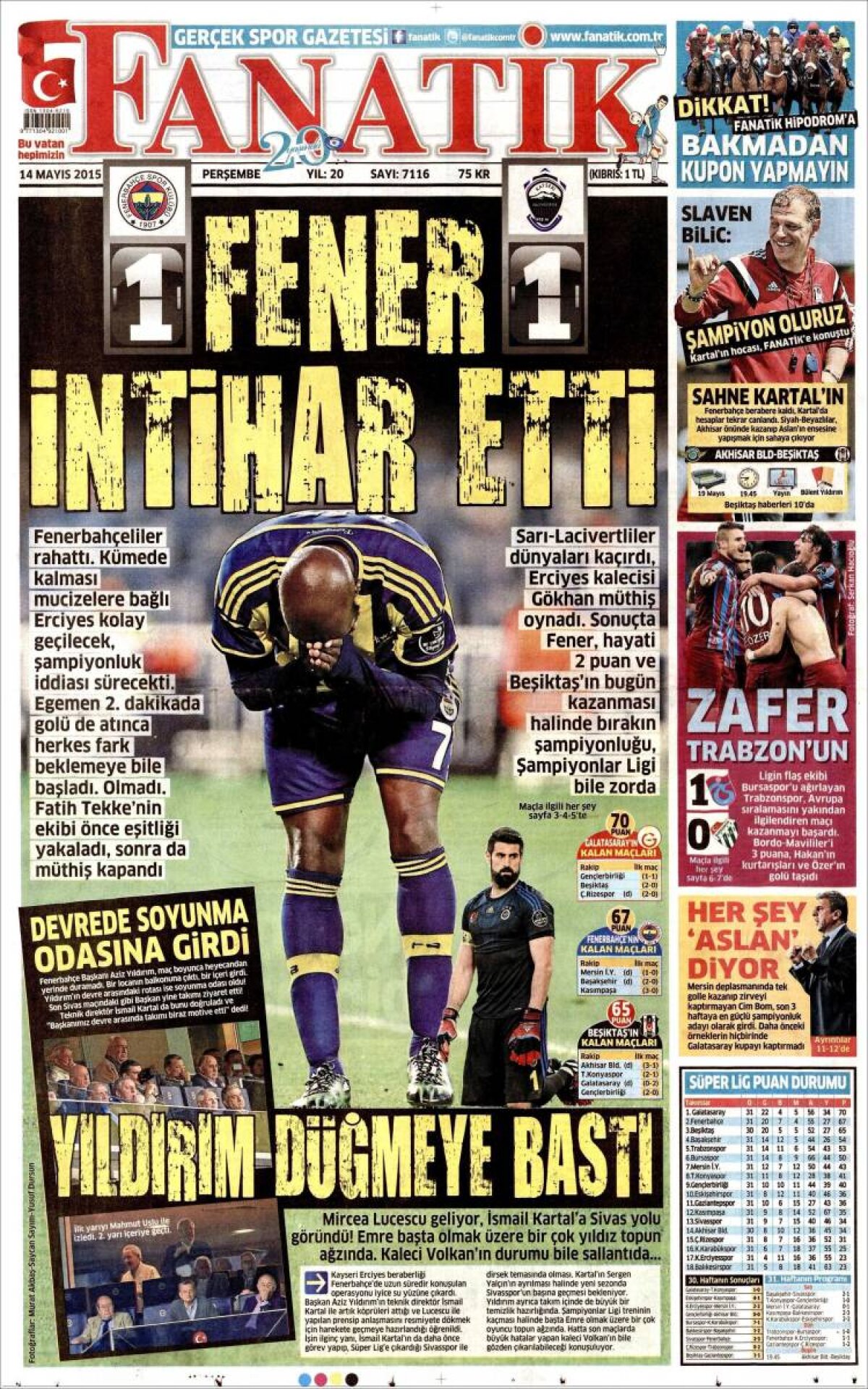 Ce scriu azi ziarele de sport din lume (14 mai 2015)