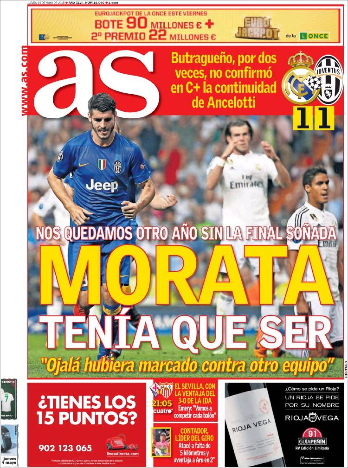 Ce scriu azi ziarele de sport din lume (14 mai 2015)