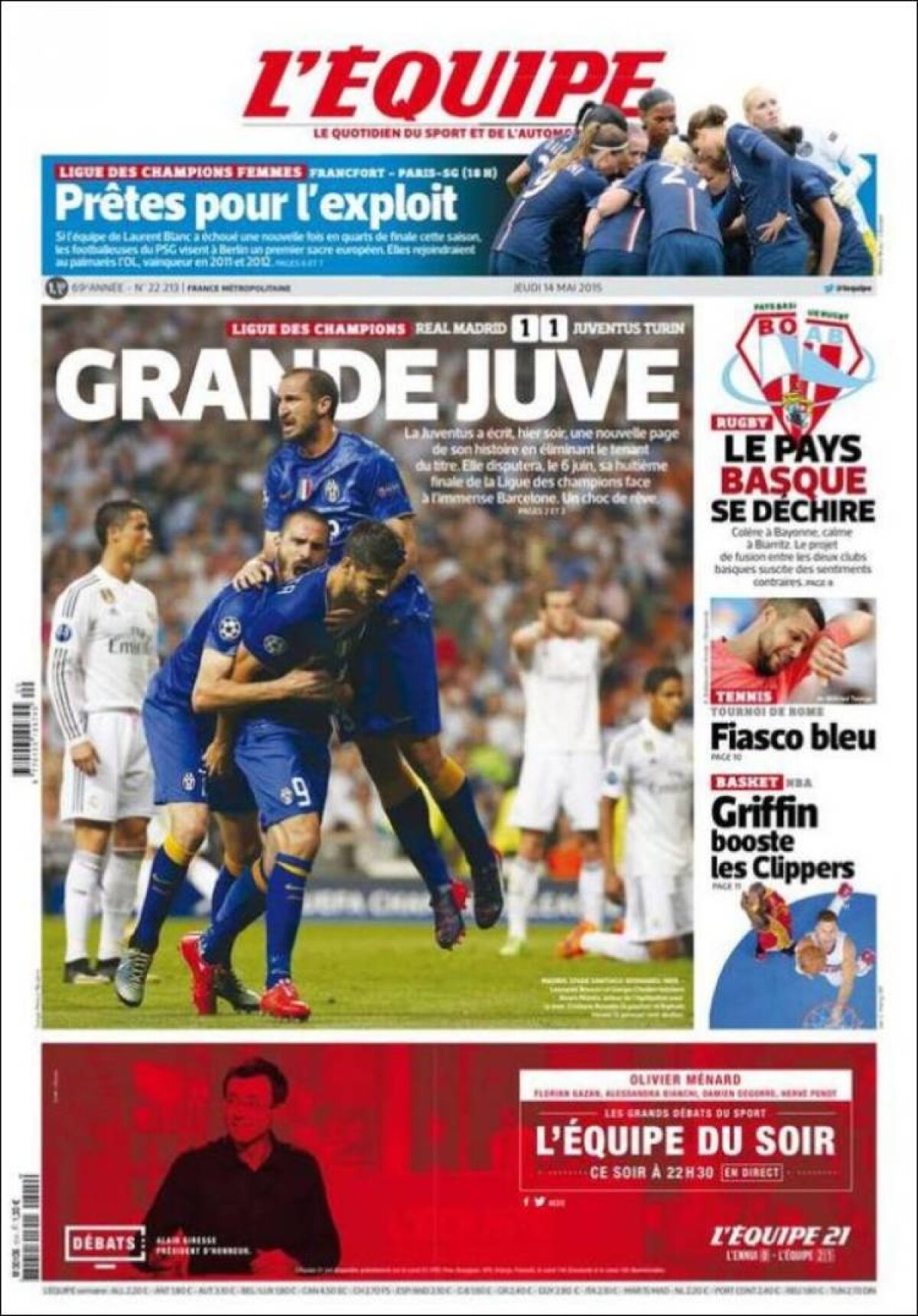 Ce scriu azi ziarele de sport din lume (14 mai 2015)