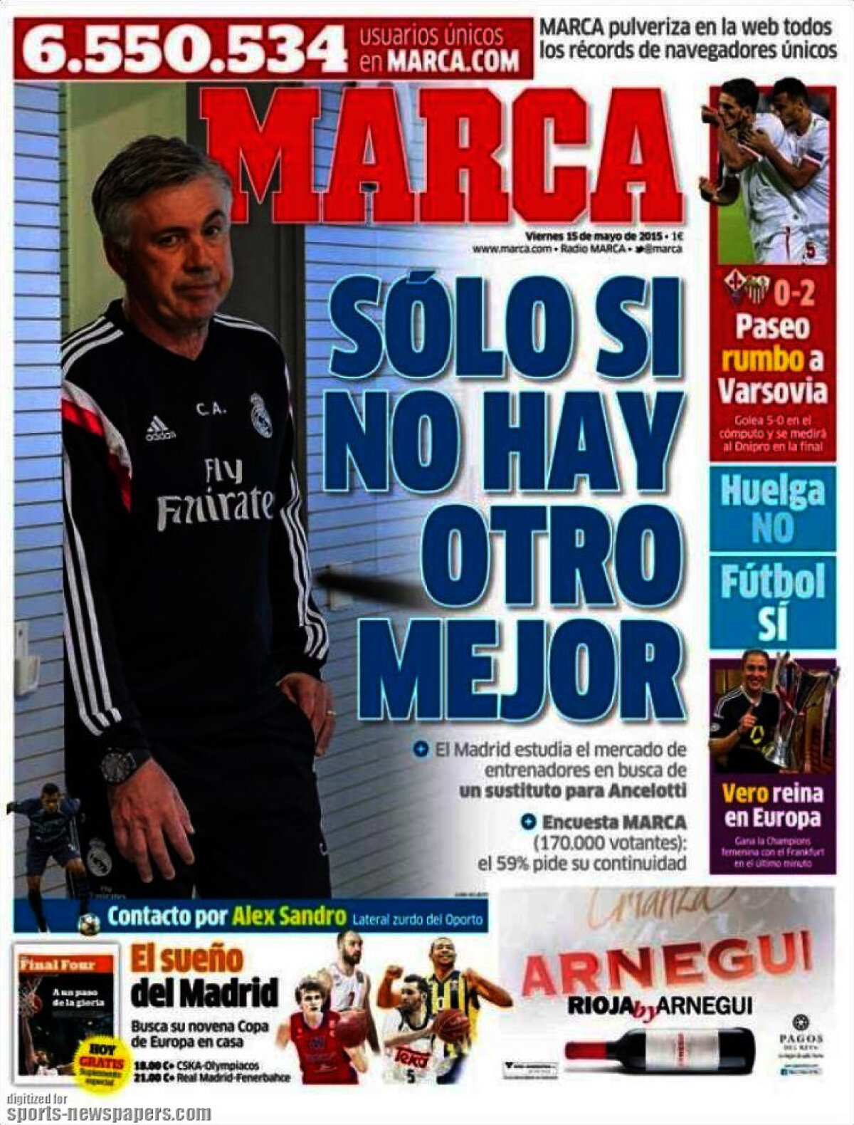 Ce scriu azi ziarele de sport din Europa (15 mai 2015)