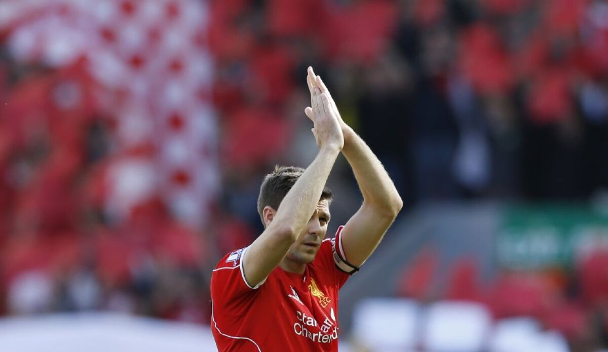 VIDEO şi FOTO Clipa istorică a venit: Gerrard și-a luat la revedere de la fanii lui Liverpool! Cele mai tari imagini de la ultimul meci pe Anfield pentru legendarul căpitan