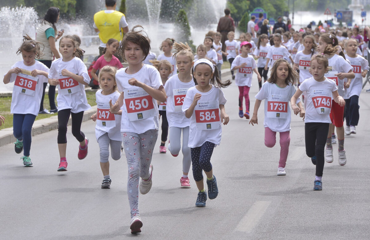 Cursa inocenței » 2.500 de copii au participat la ediția cu numărul patru a Bucharest Half Marathon