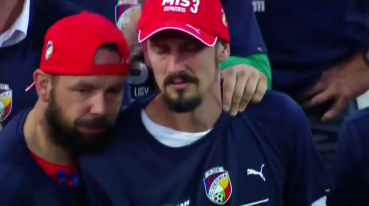 VIDEO Tulburător » A jucat în Liga 1, dar acum suferă de o boală incurabilă și abia poate să meargă. Campioana Cehiei i-a dedicat titlul