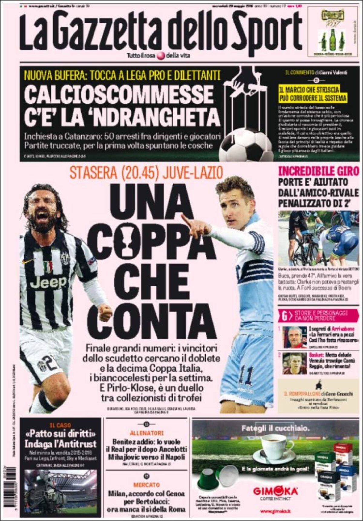 Ce scriu azi ziarele de sport din Europa (20 mai 2015)