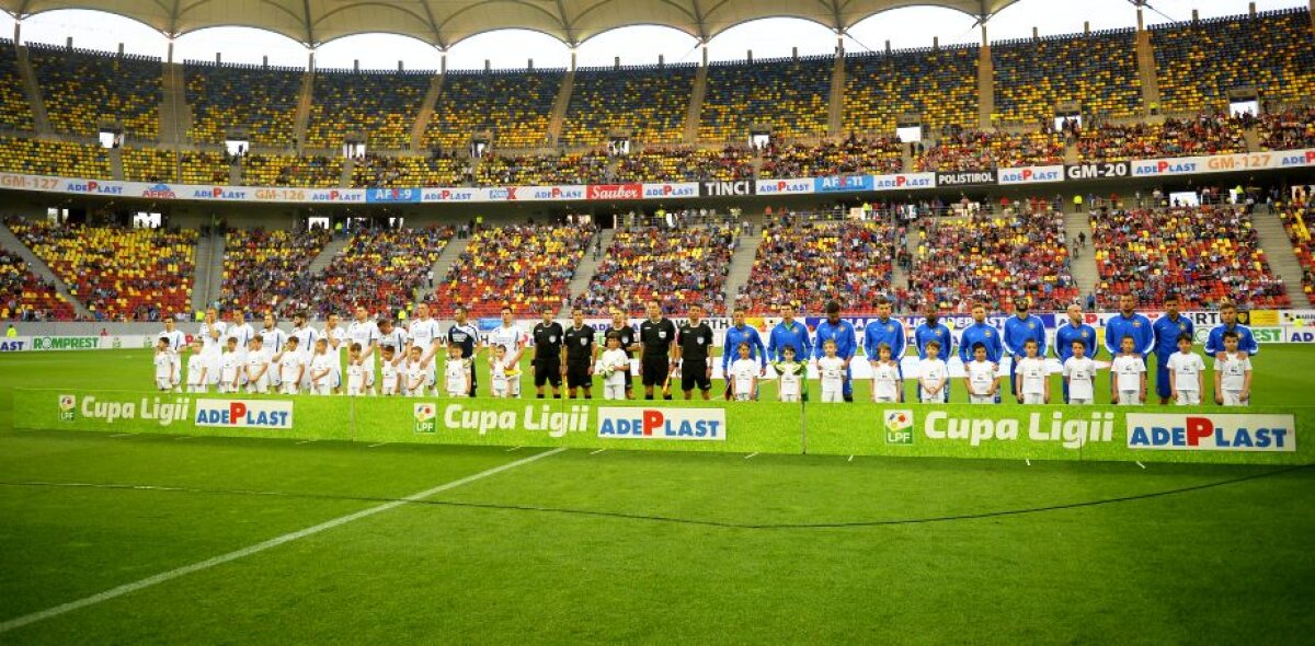 FOTO și VIDEO Primul trofeu pentru Gâlcă » Steaua a cîștigat Cupa Ligii în fața Pandurilor, scor 3-0