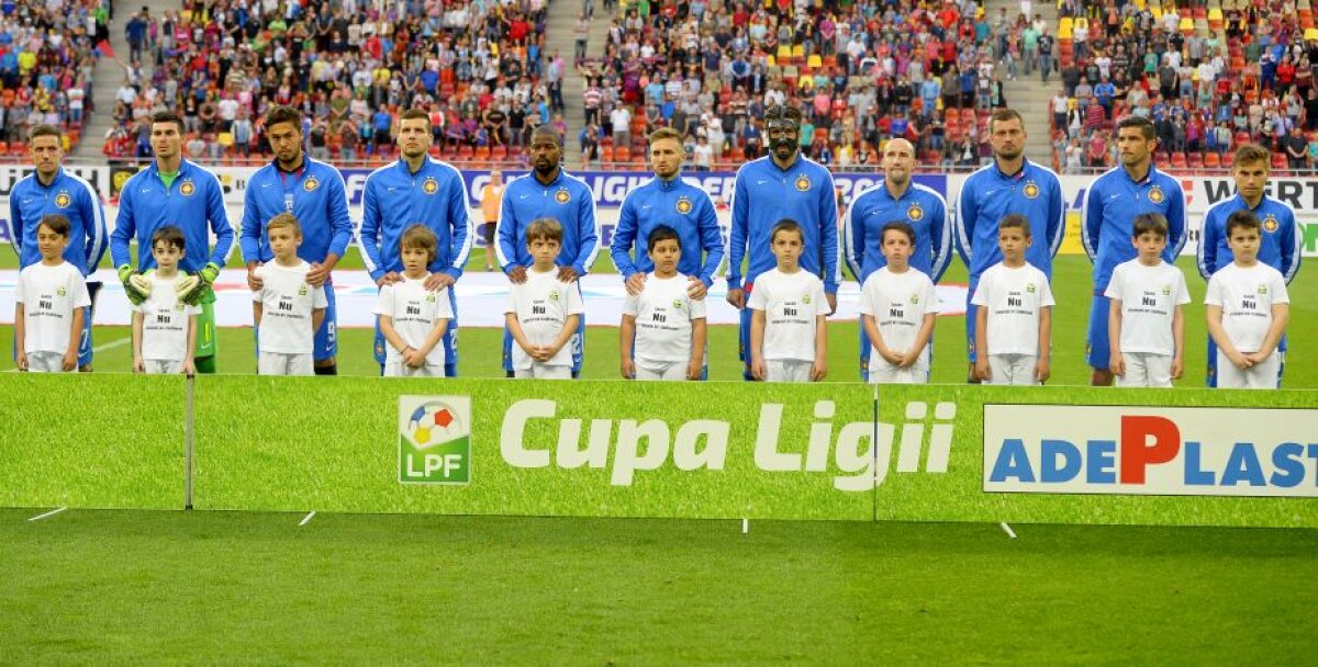 FOTO și VIDEO Primul trofeu pentru Gâlcă » Steaua a cîștigat Cupa Ligii în fața Pandurilor, scor 3-0