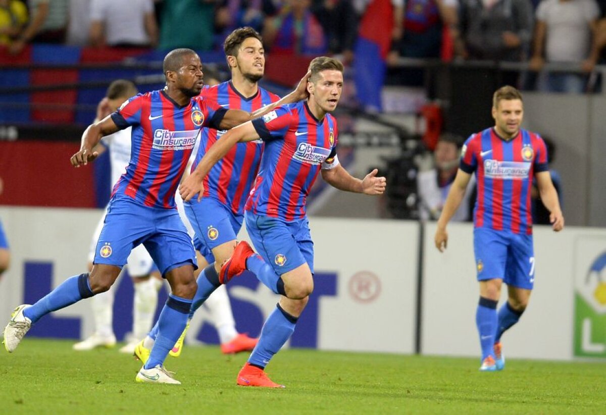 FOTO și VIDEO Primul trofeu pentru Gâlcă » Steaua a cîștigat Cupa Ligii în fața Pandurilor, scor 3-0