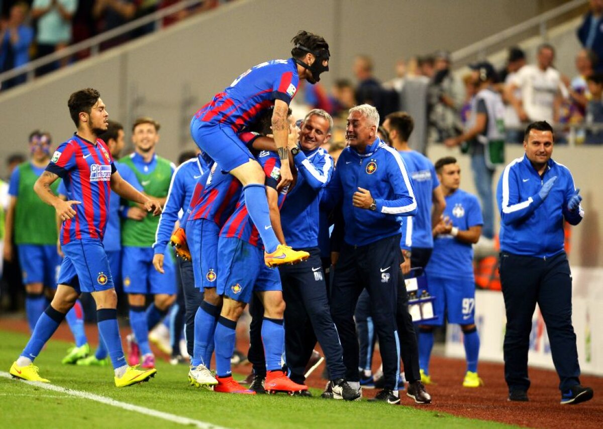 FOTO și VIDEO Primul trofeu pentru Gâlcă » Steaua a cîștigat Cupa Ligii în fața Pandurilor, scor 3-0