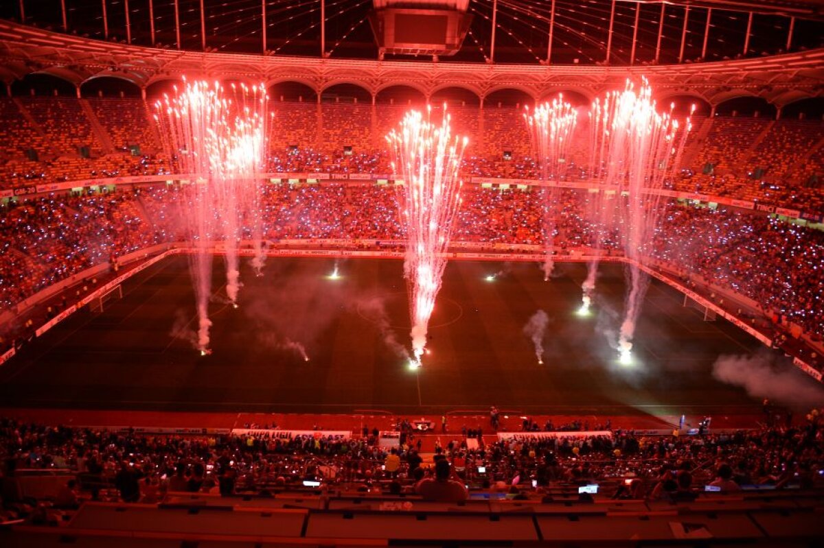 GALERIE FOTO+VIDEO Spectacol de lumini pe Arena Națională după ce Steaua a cucerit Cupa Ligii, 3-0 cu Pandurii