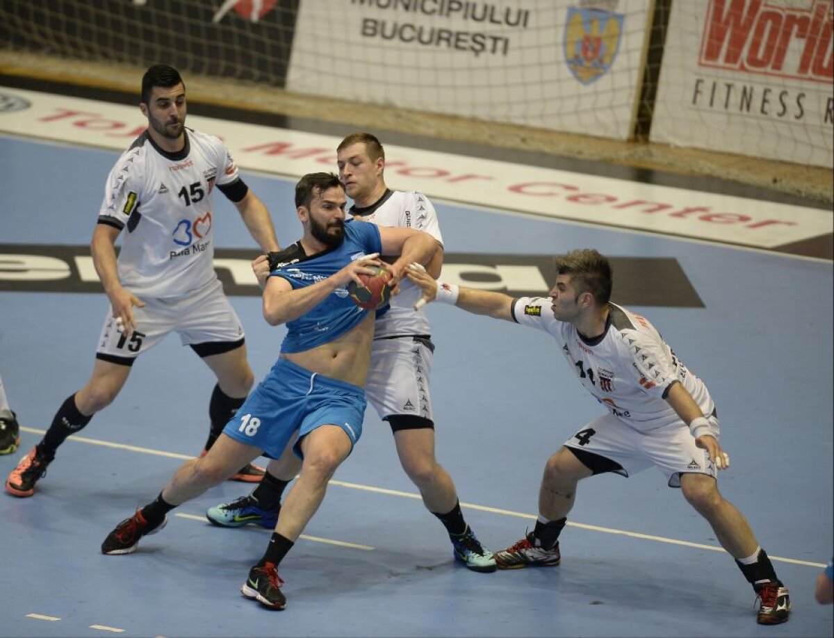 FOTO Ta(i)tai titlu! Minaur a cîştigat aseară la Bucureşti şi e aproape să readucă titlul la Baia Mare după 16 ani