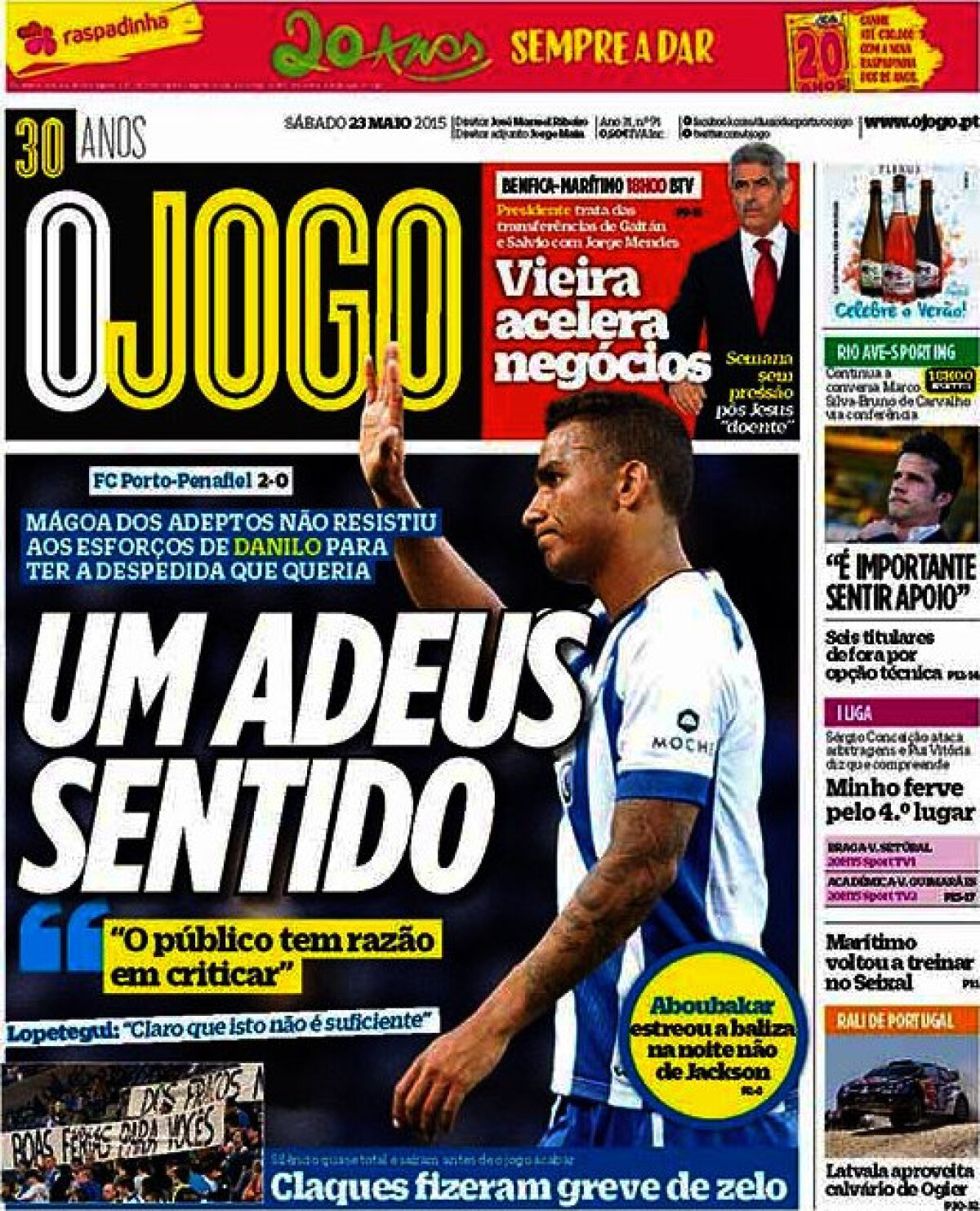 Ce scriu azi ziarele de sport din lume (23 mai 2015)