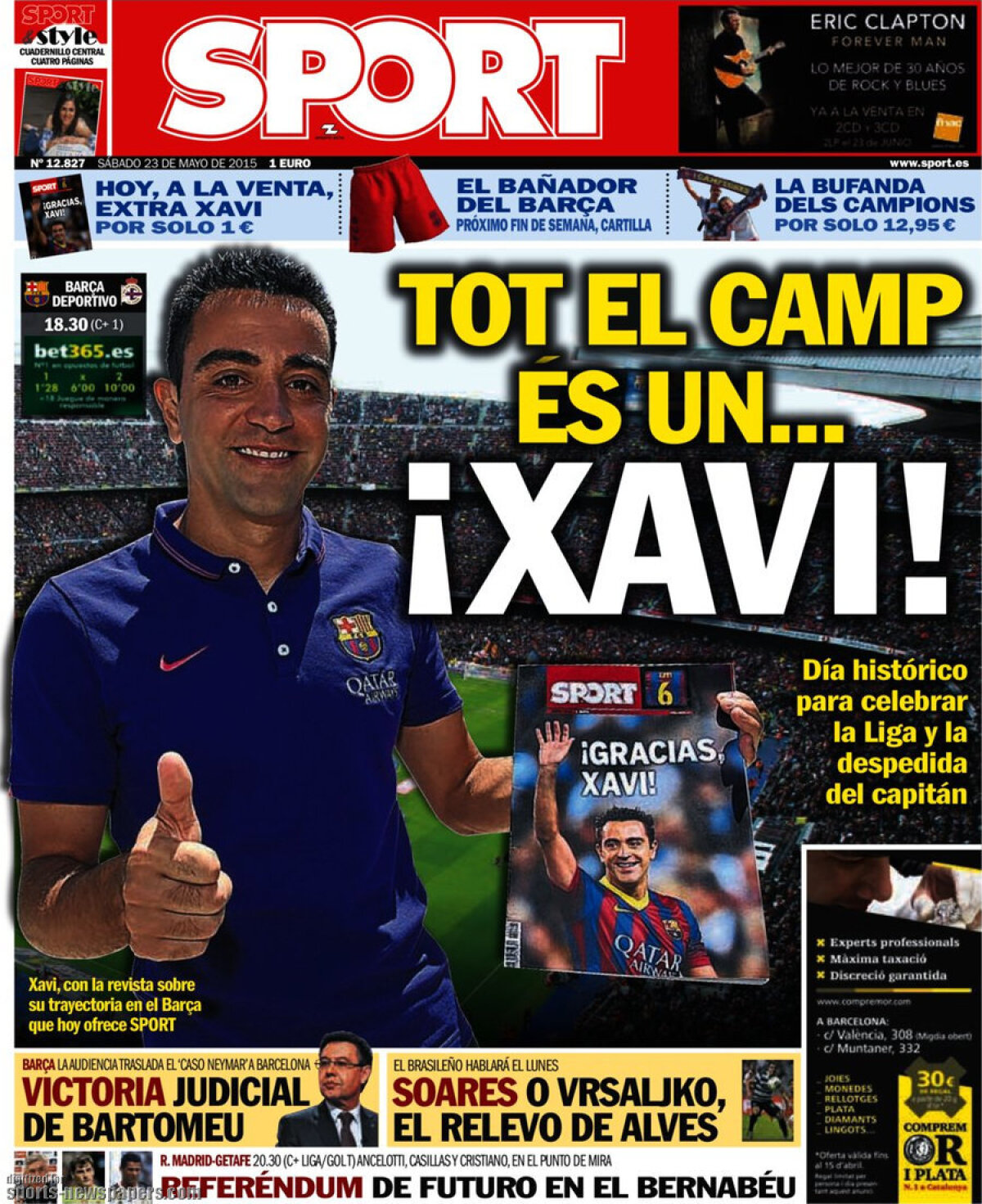 Ce scriu azi ziarele de sport din lume (23 mai 2015)