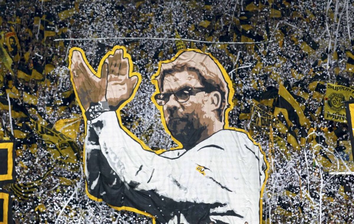 VIDEO şi FOTO "Danke, Jurgen" » Coregrafie 3D spectaculoasă realizată de fanii Borussiei Dortmund pentru Klopp