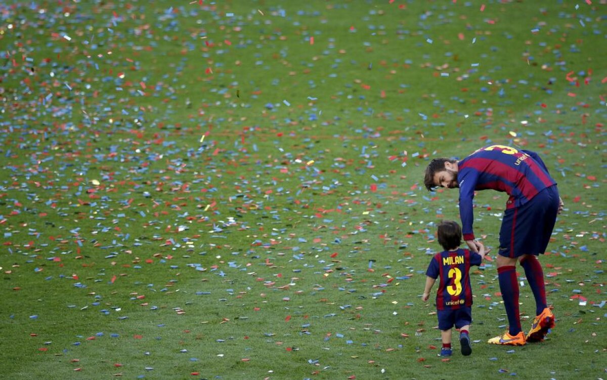 FOTO Sărbătoare în familie » Imagini de senzație cu familiile fotbaliștilor de la Barcelona