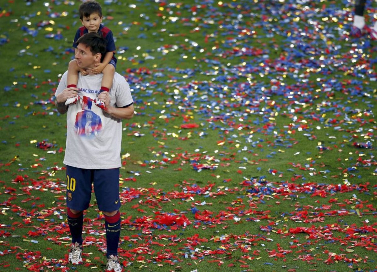 FOTO Sărbătoare în familie » Imagini de senzație cu familiile fotbaliștilor de la Barcelona
