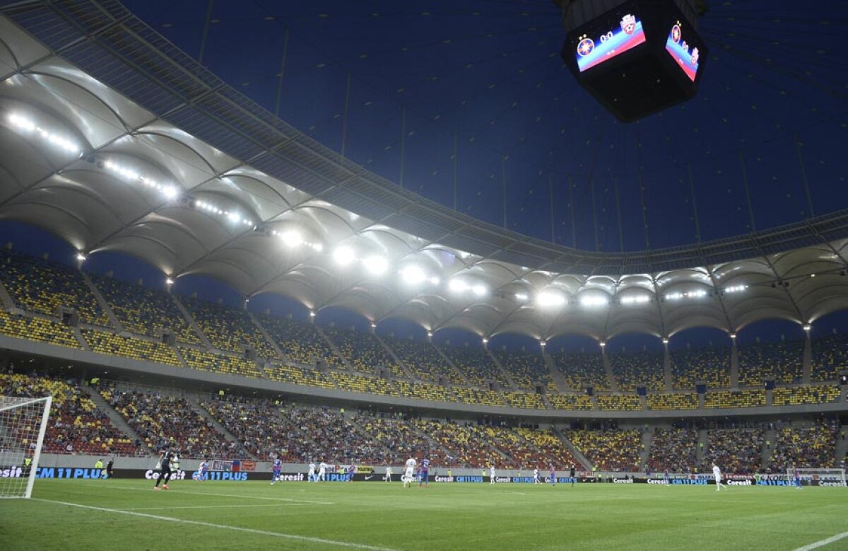 FOTO Imaginile celor două finale: Arena Națională pustie, la Giurgiu stadionul plin