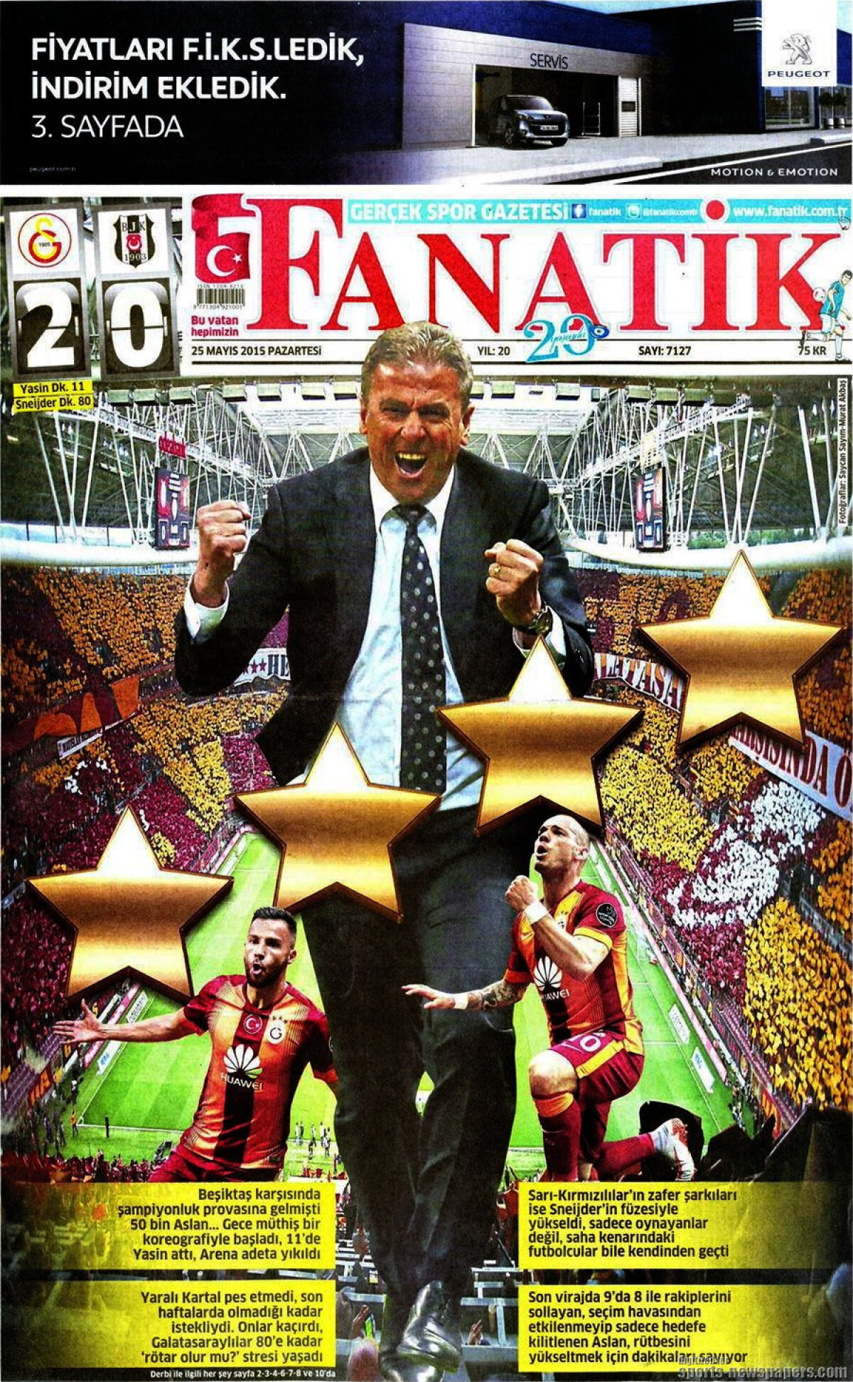 Ce scriu azi ziarele de sport din lume (25 mai 2015)