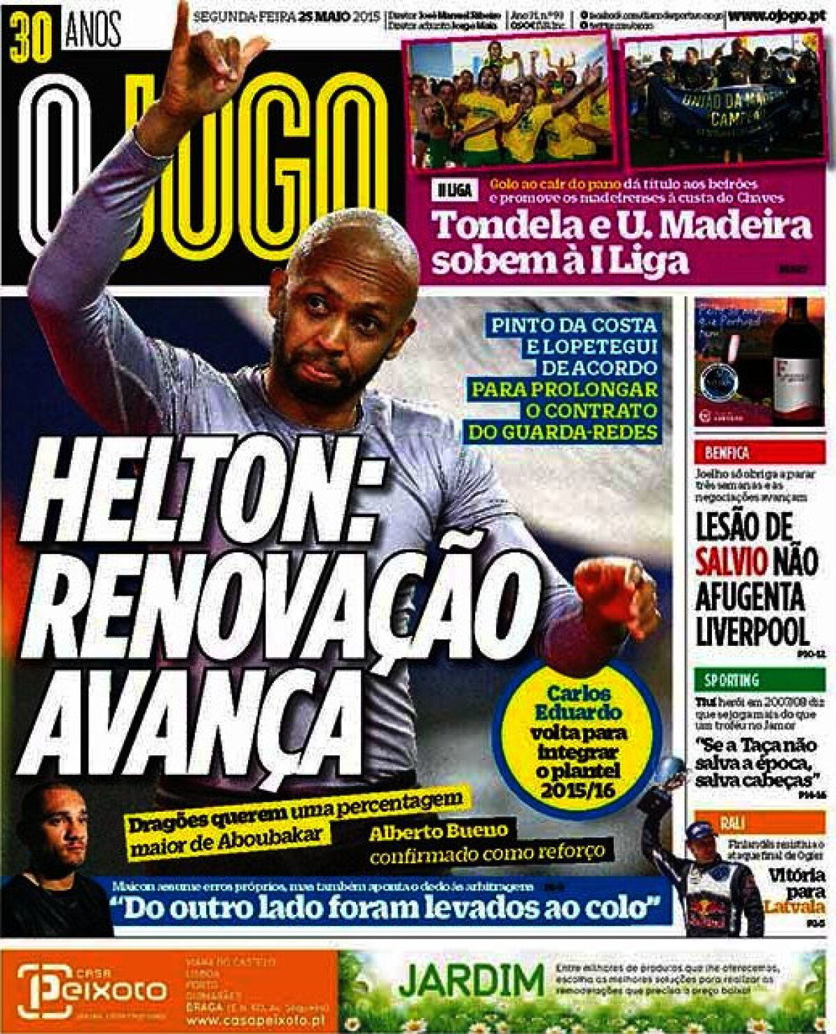 Ce scriu azi ziarele de sport din lume (25 mai 2015)