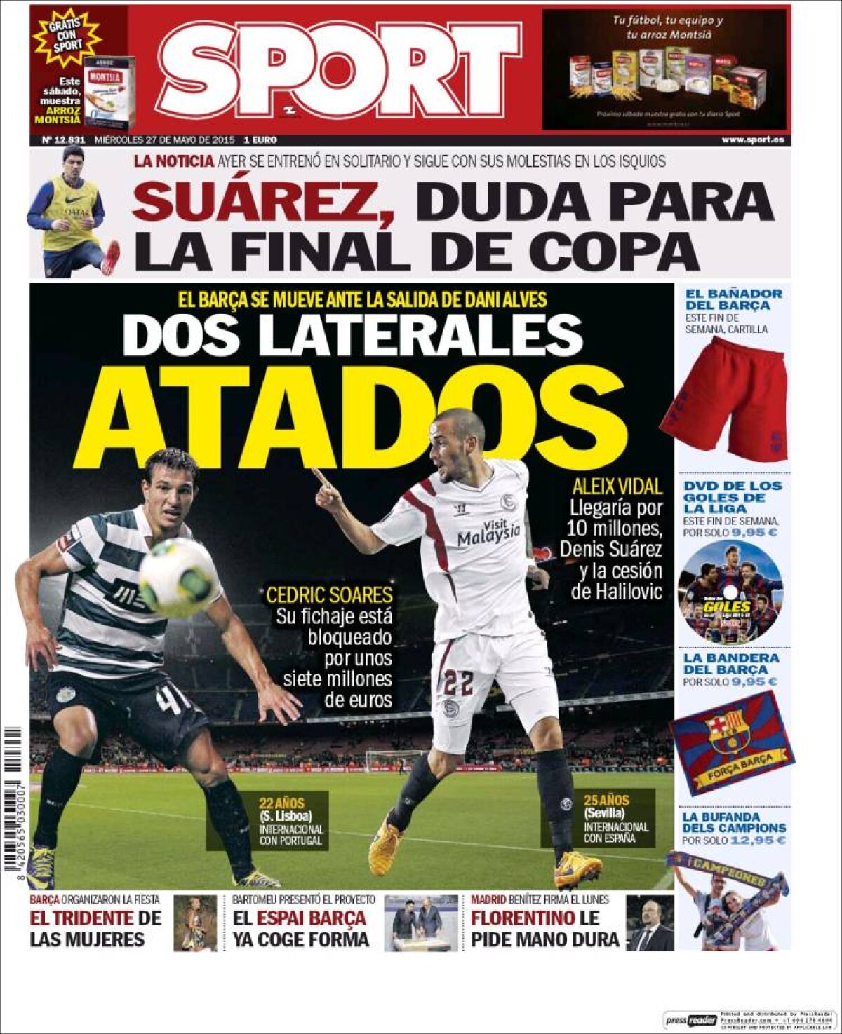 Ce scriu azi ziarele de sport din lume (27 mai 2015)