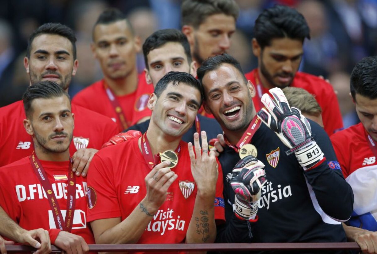 VIDEO+FOTO Sevilla League » Record istoric! Spaniolii cîștigă pentru a patra oară a doua competiție europeană, după 3-2 cu Dnepr