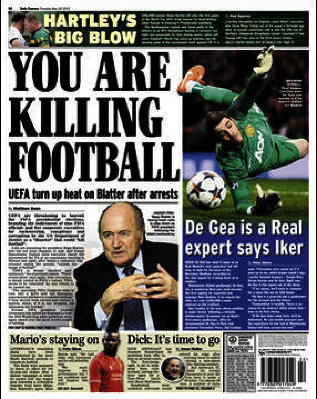 Ce scriu azi ziarele de sport din lume (28 mai 2015)