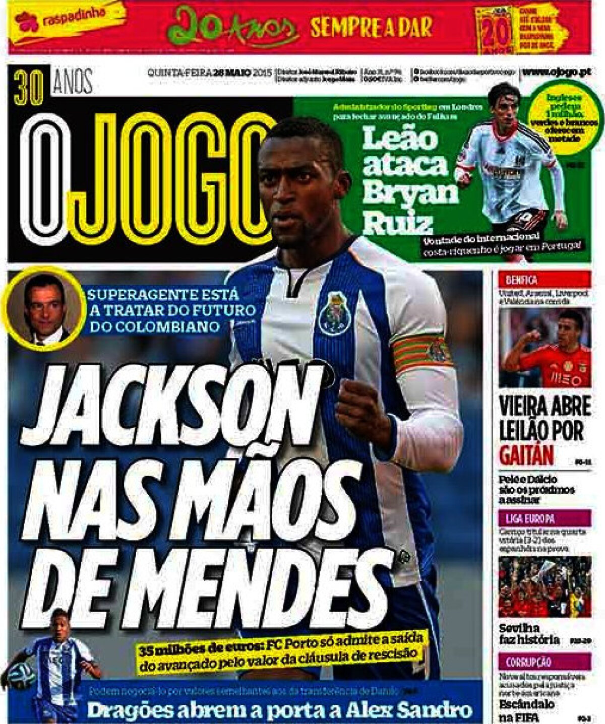 Ce scriu azi ziarele de sport din lume (28 mai 2015)