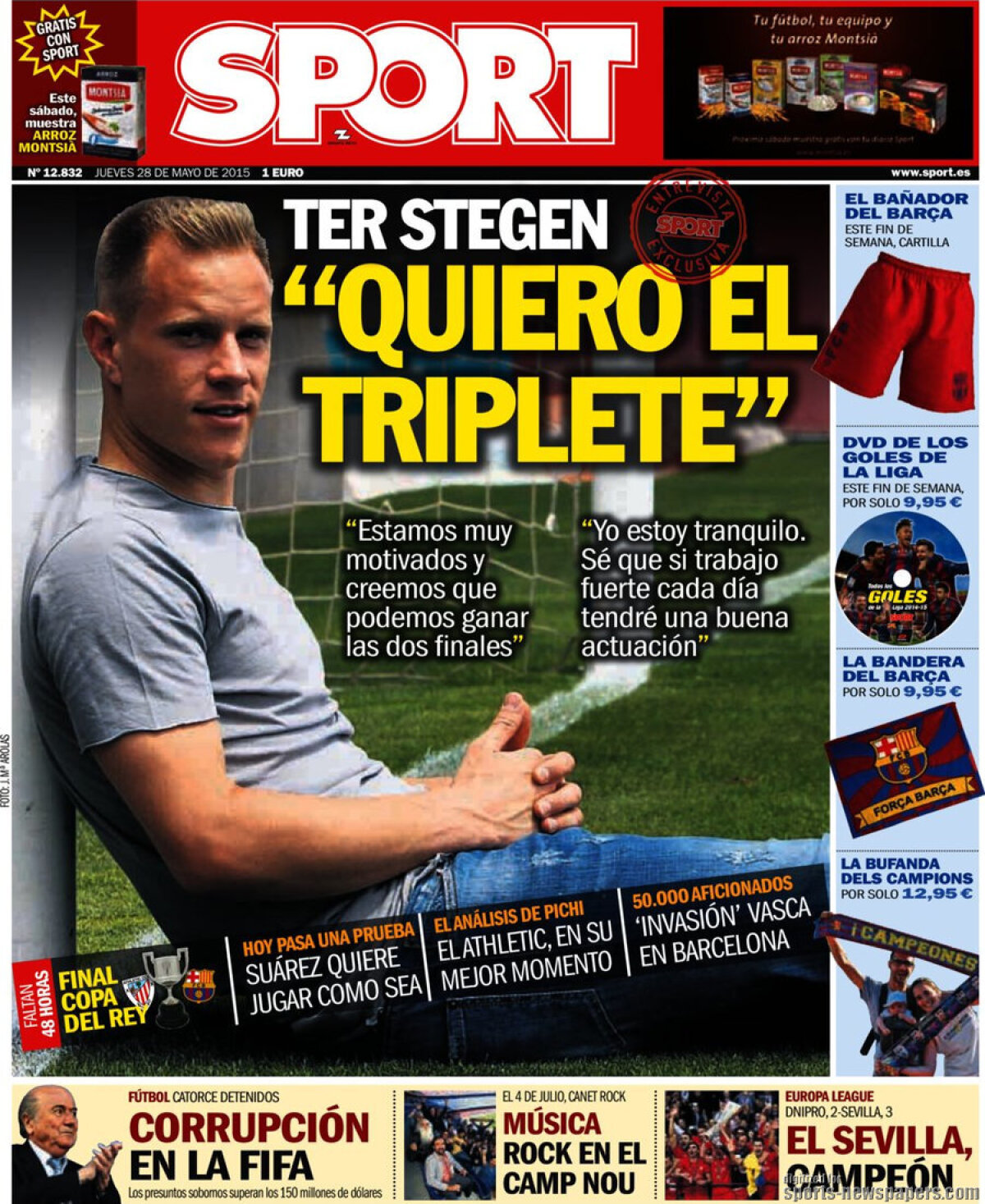 Ce scriu azi ziarele de sport din lume (28 mai 2015)