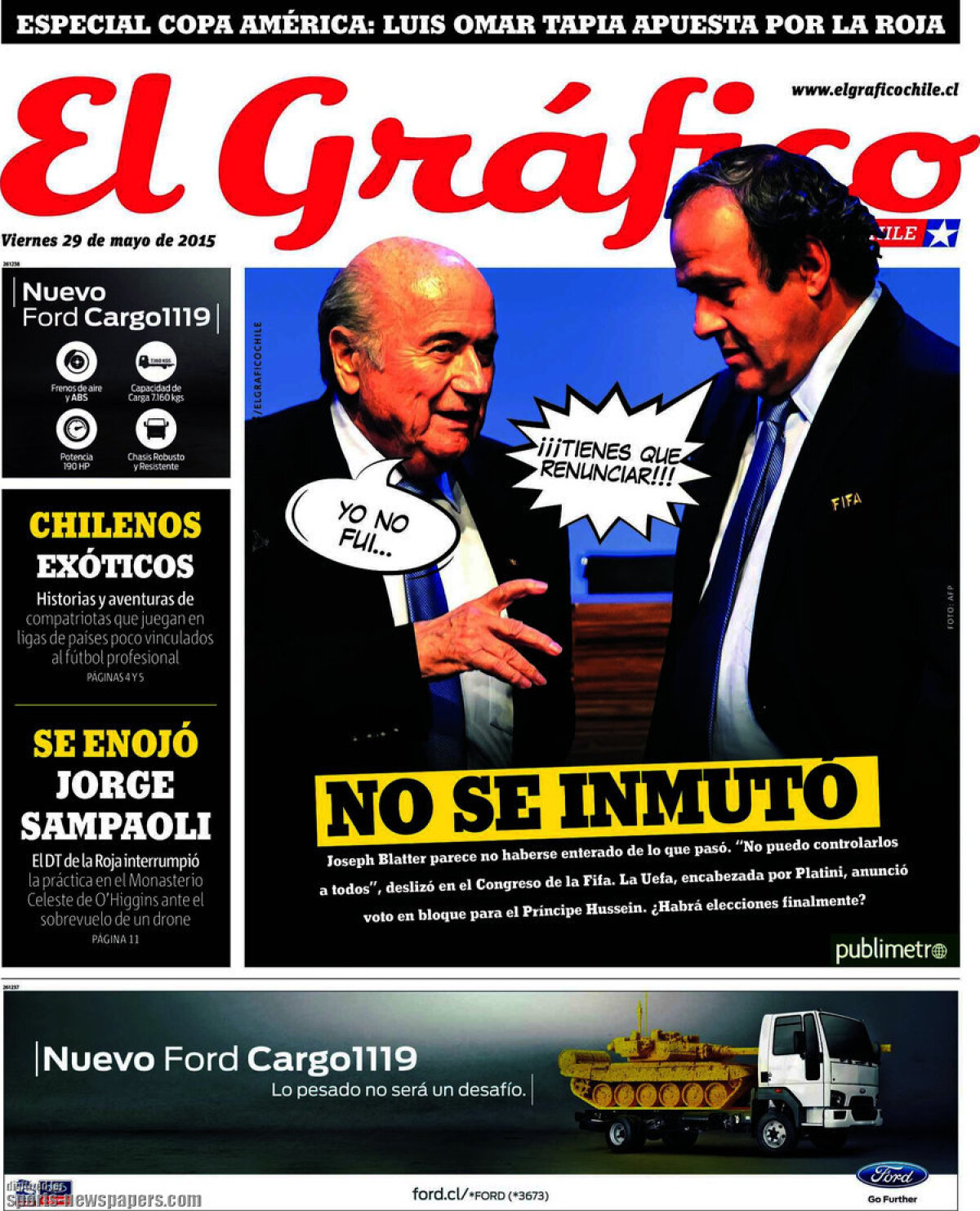 Ce scriu azi ziarele de sport din lume (29 mai 2015)