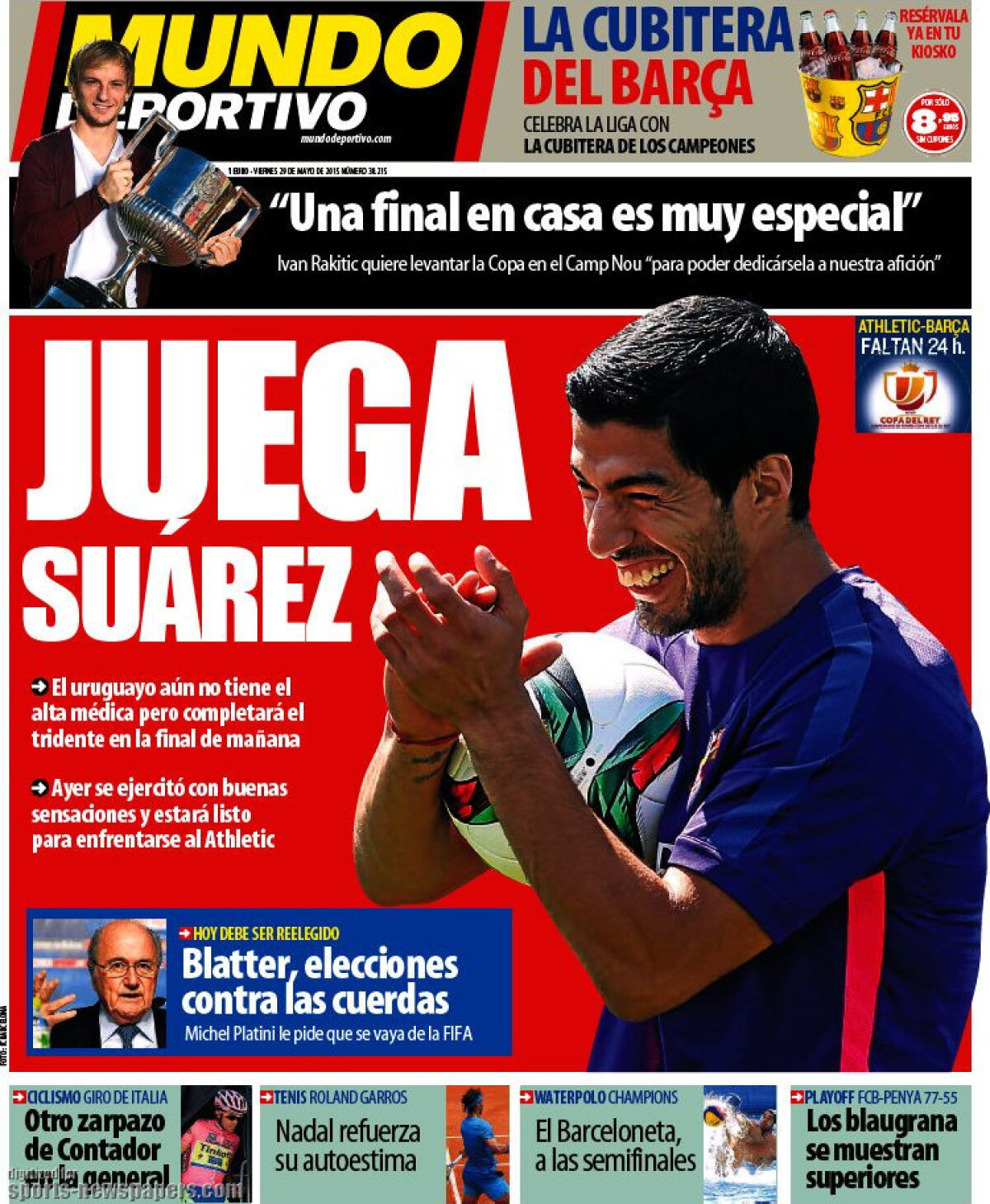 Ce scriu azi ziarele de sport din lume (29 mai 2015)