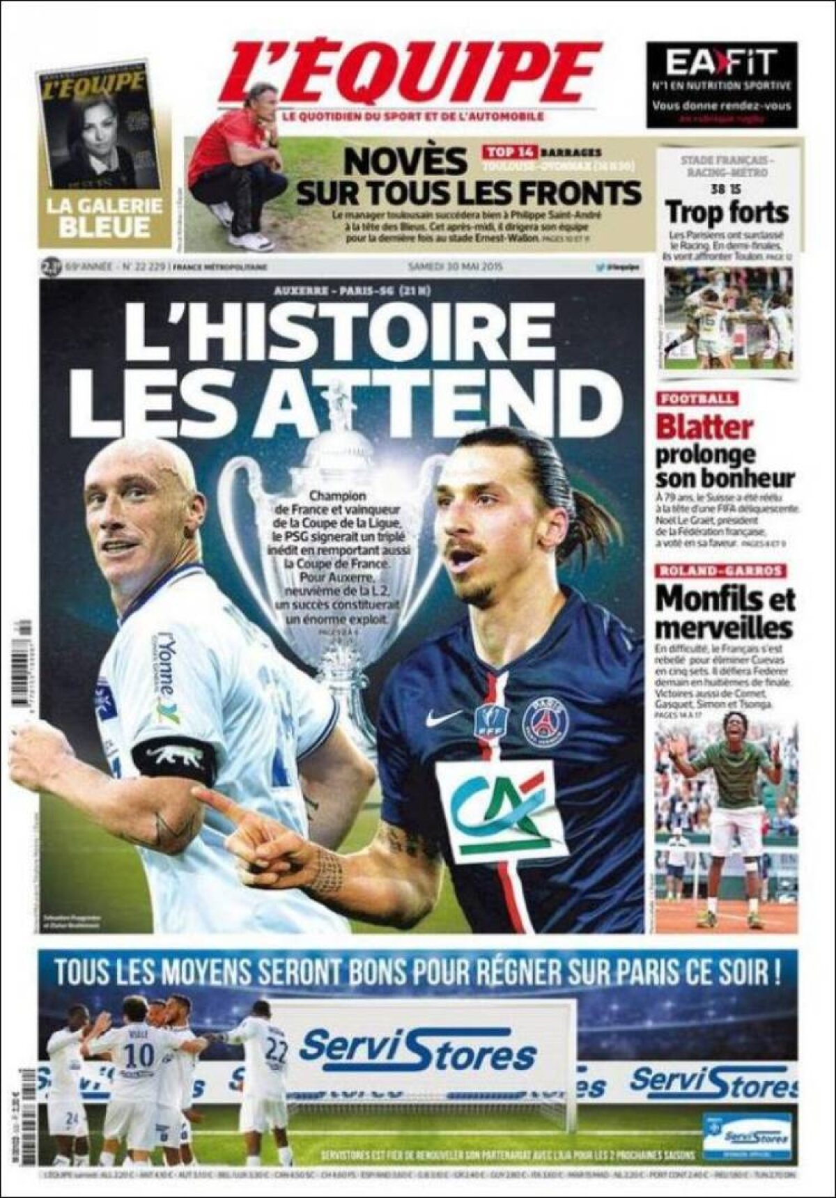 Ce scriu azi ziarele de sport din lume (30 mai 2015)