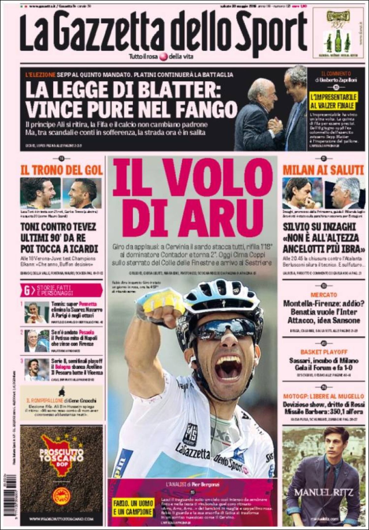 Ce scriu azi ziarele de sport din lume (30 mai 2015)