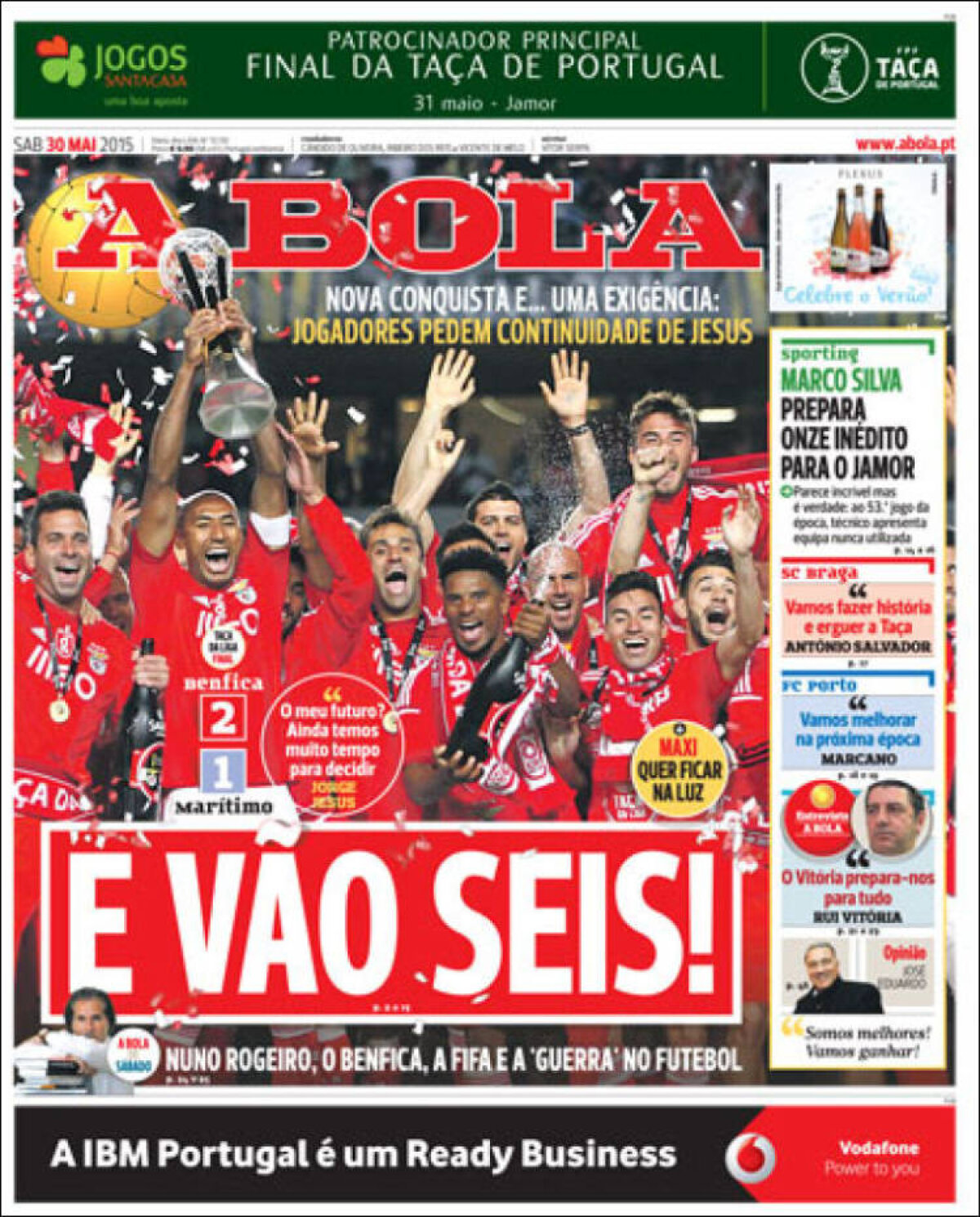 Ce scriu azi ziarele de sport din lume (30 mai 2015)