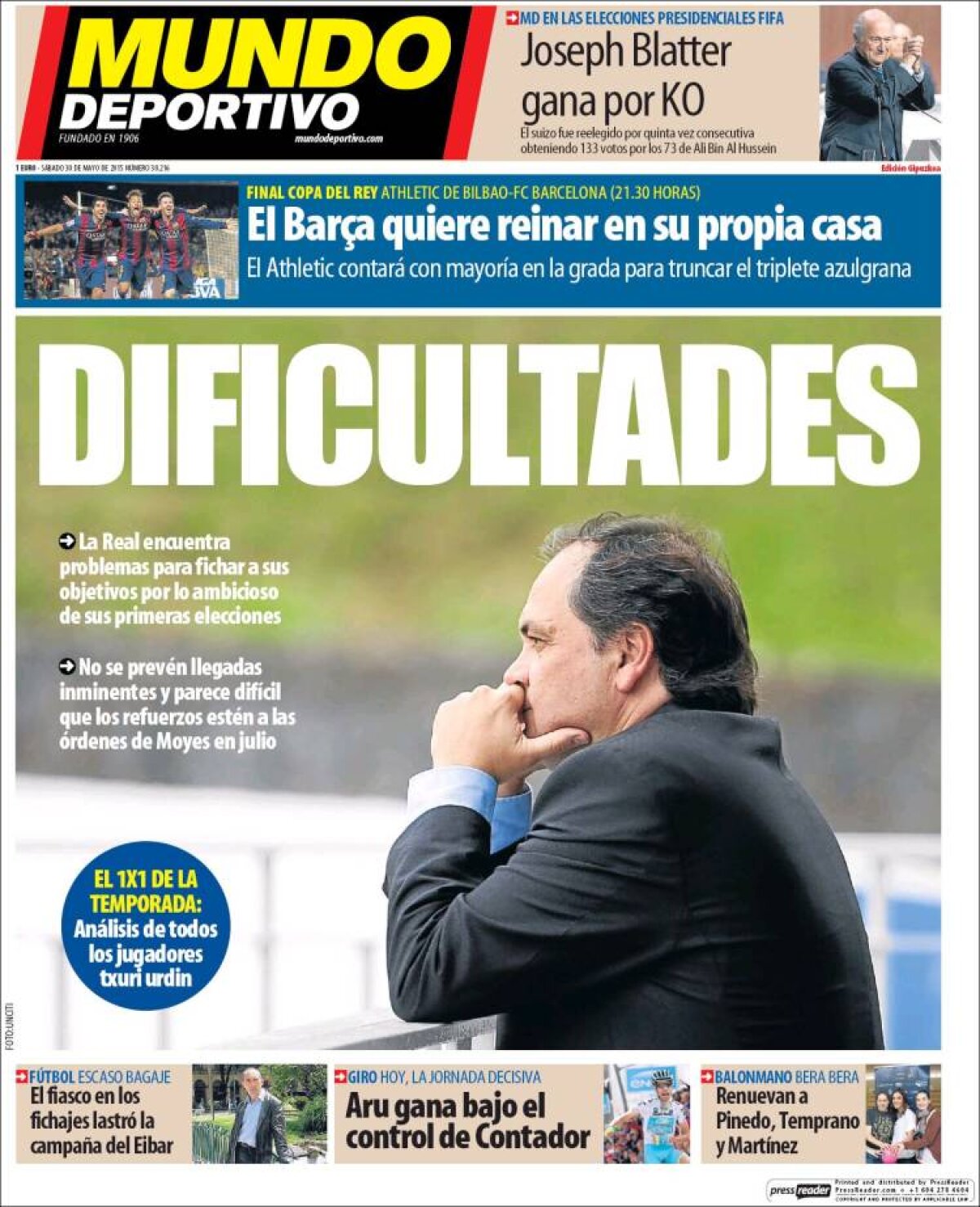 Ce scriu azi ziarele de sport din lume (30 mai 2015)