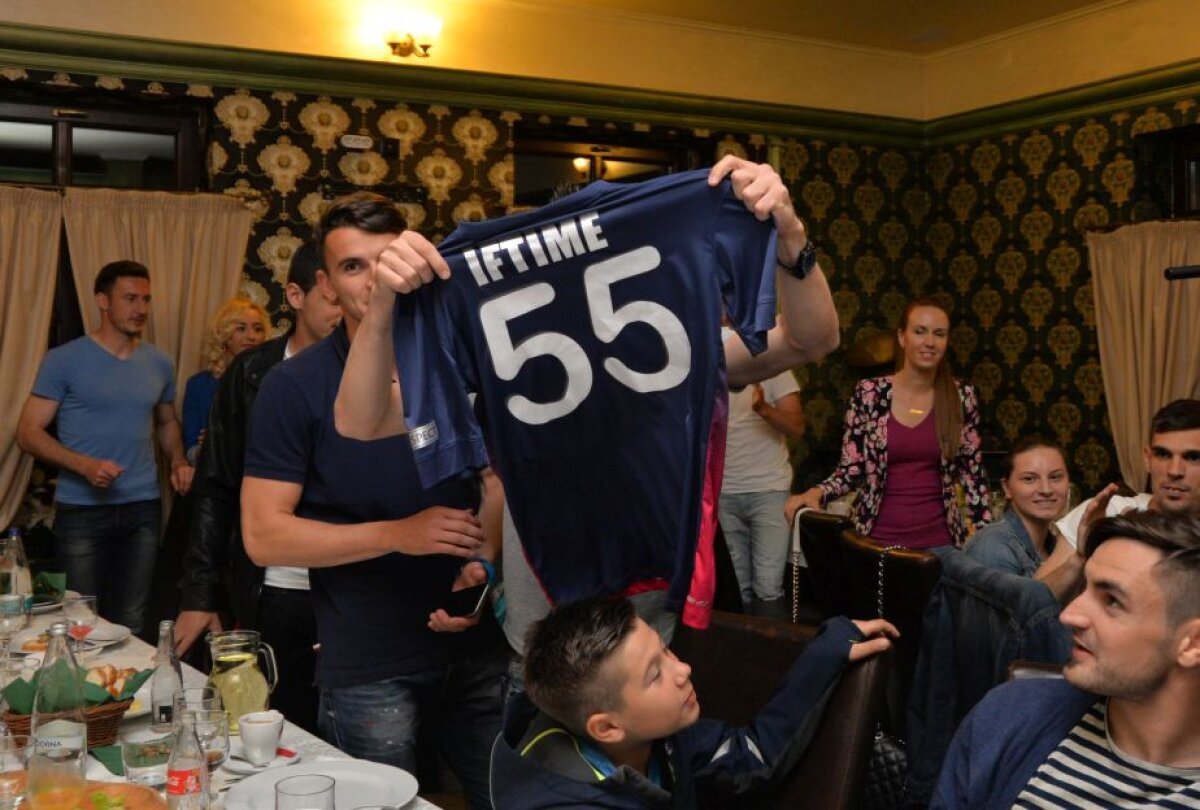 GALERIE FOTO Valeriu Iftime a hotărît ce se va întîmpla cu Leo Grozavu din sezonul următor » Botoșănenii au sărbătorit calificarea în preliminariile EL