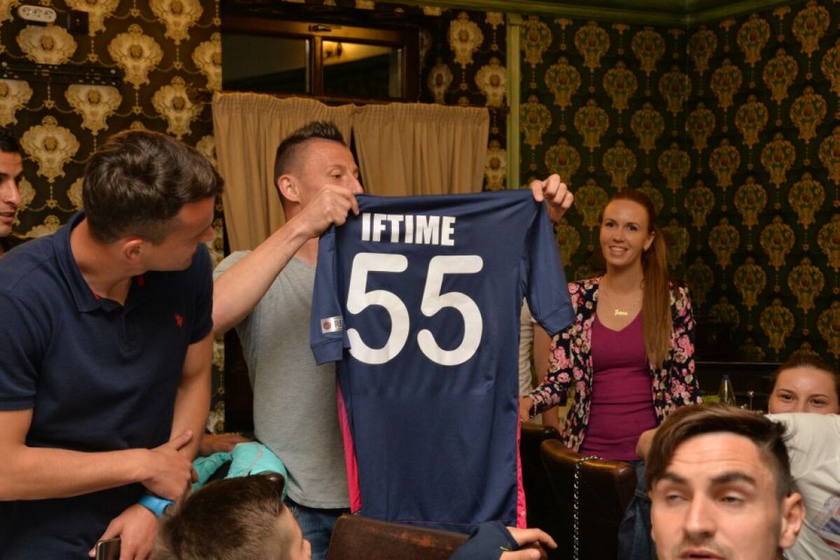 GALERIE FOTO Valeriu Iftime a hotărît ce se va întîmpla cu Leo Grozavu din sezonul următor » Botoșănenii au sărbătorit calificarea în preliminariile EL