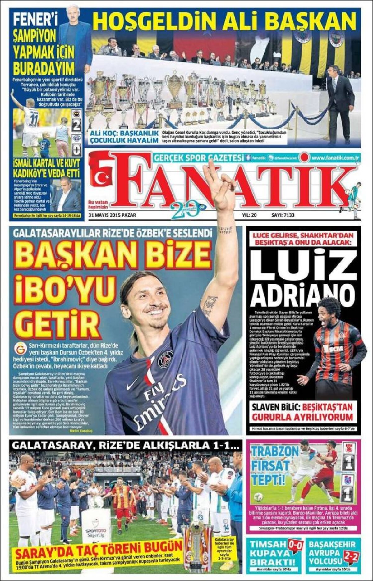 Ce scriu azi ziarele de sport din lume (31 mai 2015)