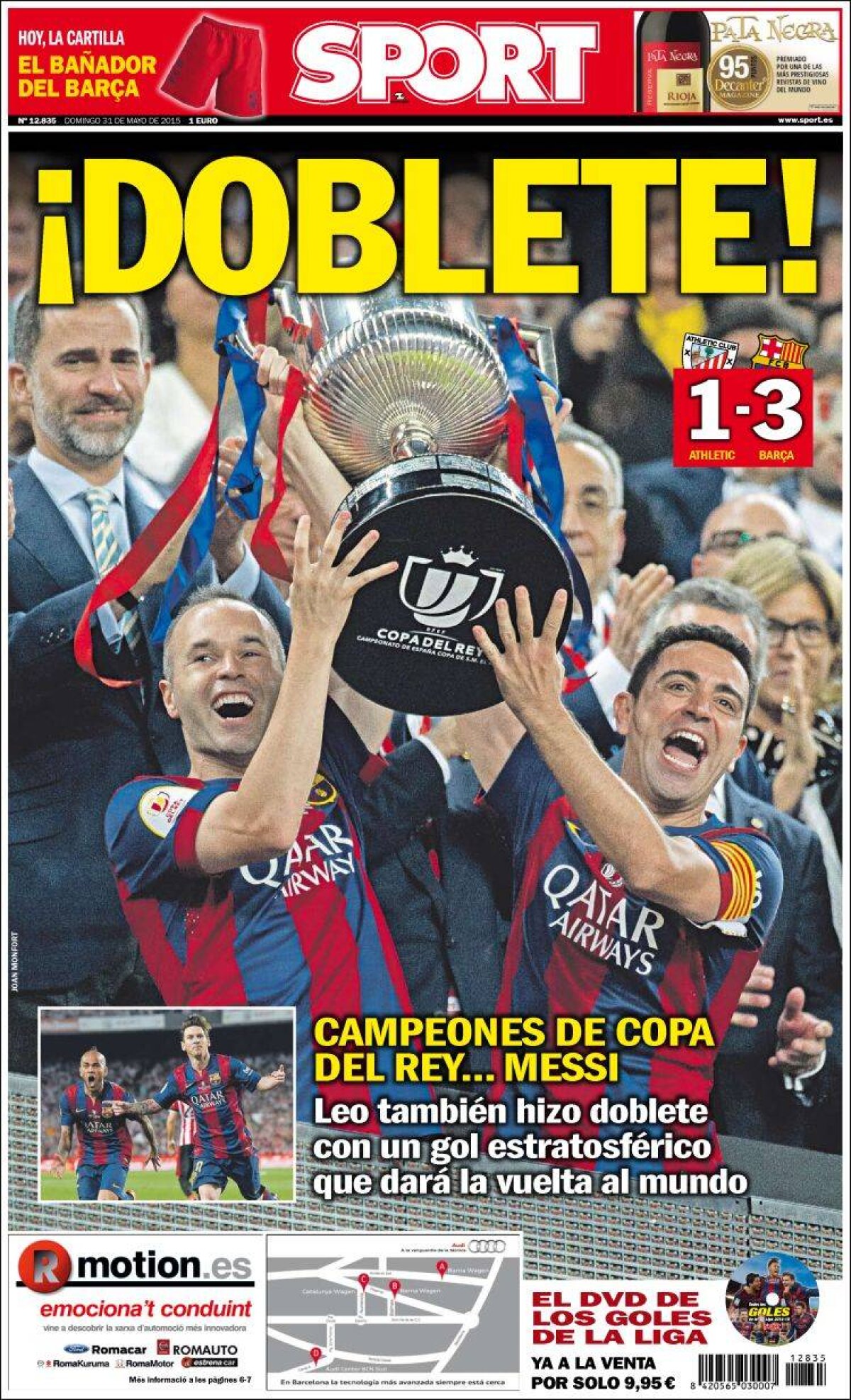 Ce scriu azi ziarele de sport din lume (31 mai 2015)