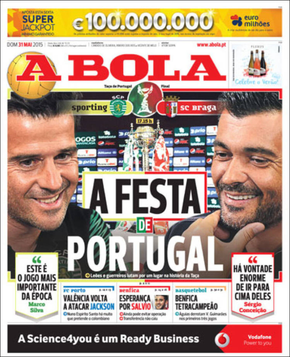 Ce scriu azi ziarele de sport din lume (31 mai 2015)