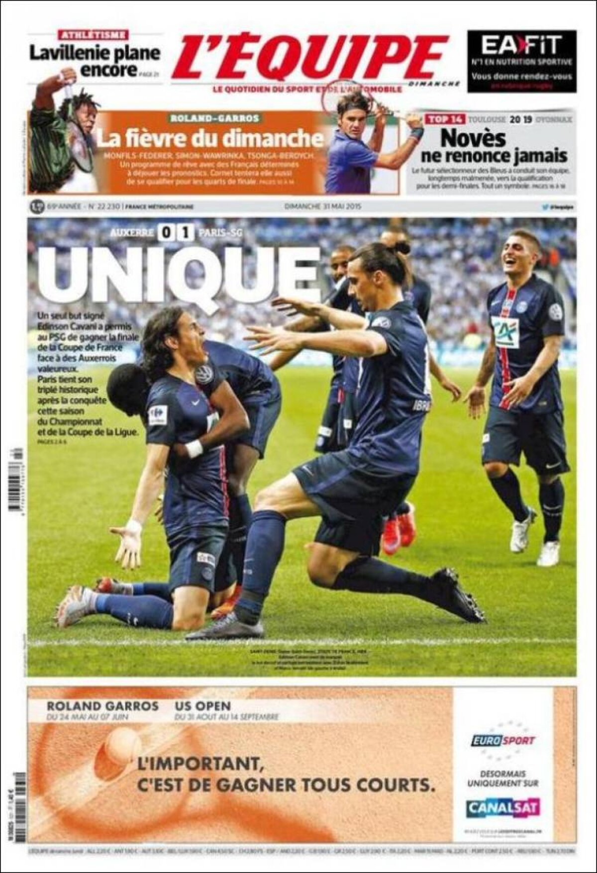 Ce scriu azi ziarele de sport din lume (31 mai 2015)