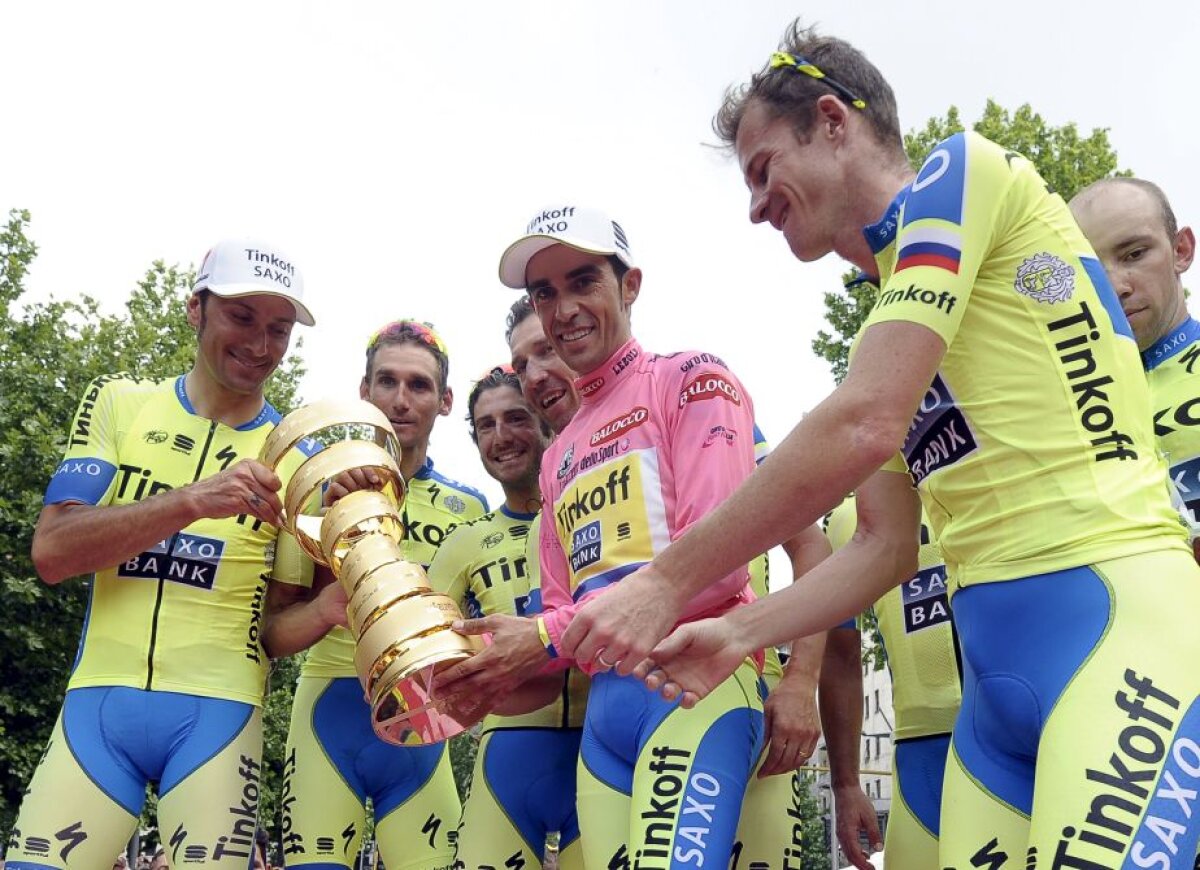 Al 7-lea triumf: Alberto Contador a cîștigat Turul Italiei » Eduard Grosu și Serghei Țvetcov au devenit primii români din istorie care termină un Mare Tur