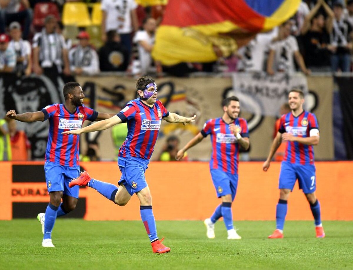 FOTO » Triplă istorică » Steaua cîştigă şi Cupa României, 3-0 cu Universitatea Cluj