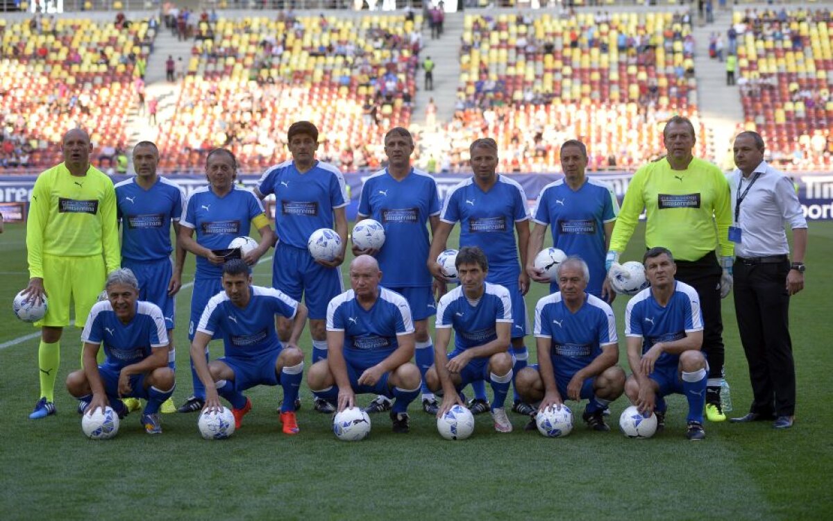 FOTO Pot juca în Liga 1! Legendele au făcut senzaţie pe Naţional Arena înainte de finala Cupei României